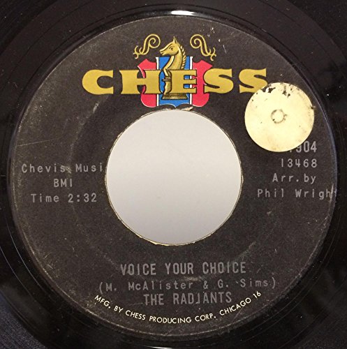 The Radiants - Voice Your Choice / If I Only Had You - Zortam Music