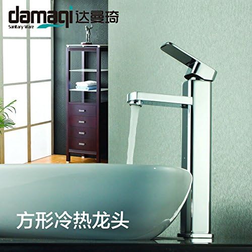 Mondpaind Dammam Qi High Cold And Hot Water Tap Basin Stage Basin Wash Basin Single Hole Single Copper Fittings Leading Waterfall,Db202 Hot And Cold Tap