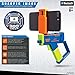 SHARPER IMAGE Augmented Virtual Reality Toy Blaster, Complete Video Gaming System, Connects to Smartphone via Bluetooth, Use with Free AR App, Games for Teens and Kids, Lime Green/Blue/Orange