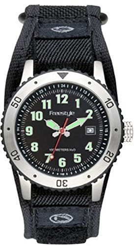 Freestyle 60301AF Spy Men's Analog Steel Watch Black Nylon Strap