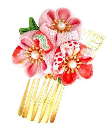 Amazon Com Crb Fashion Womens Girls Japanese Kimono Flower Hair