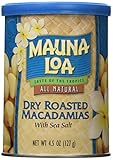 Mauna Loa Dry Roasted Macadamias With Sea Salt, 4.5-Ounce Cans (Pack of 6)