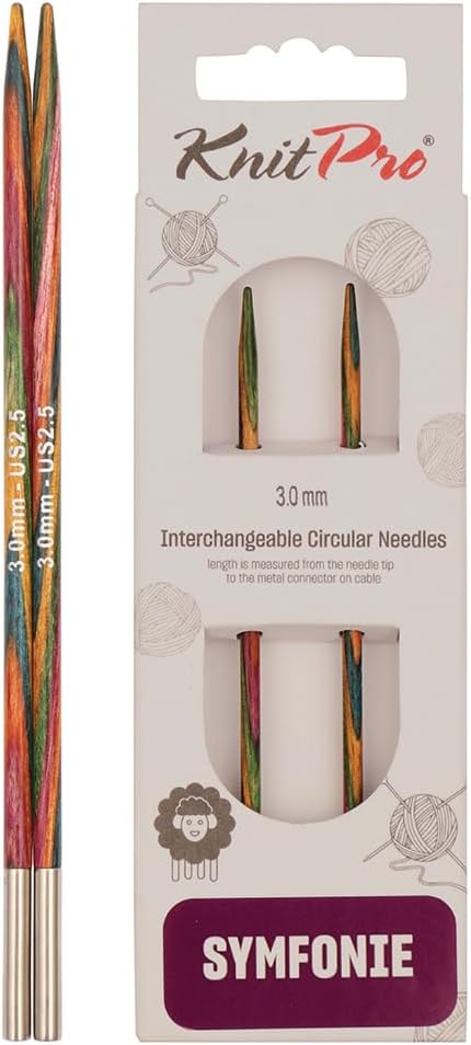 KnitPro Symfonie Interchangeable Circular Needles 3.00mm 5in 13cm