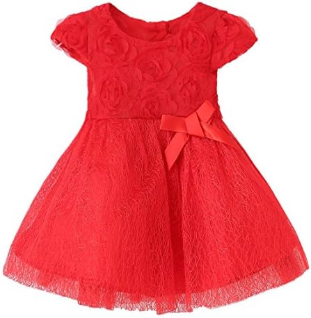Baby Girls Dress Flower Party Christmas Easter Infant Wedding Dress