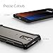 Poetic Affinity Slim Fit LG Stylo 3 Clear Case With Anti-Slip Side Grip and Reinforced Corner Protection Bumper for LG Stylo 3 Black/Clear