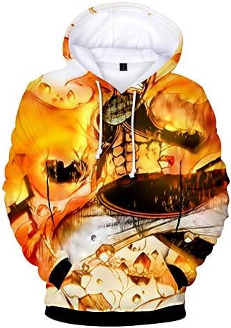 Fashco Anime Fairy Tail 3D Printed Hooded Sweatshirt Adult Cosplay Pullovers (Style B, XX-Large)
