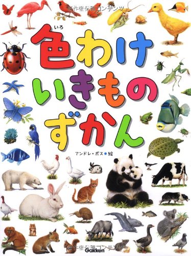 色わけいきものずかん 図鑑単品 ボス アンドレ 本 通販 Amazon