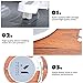 Record Player, Vintage 2-Speed Bluetooth Turntable with Built-in Stereo Speaker, 6 Lighting Modes Vinyl Record Player for 7/10/12inch Vinyl Records, Equipped RCA (Yellow Wood)thumb 4