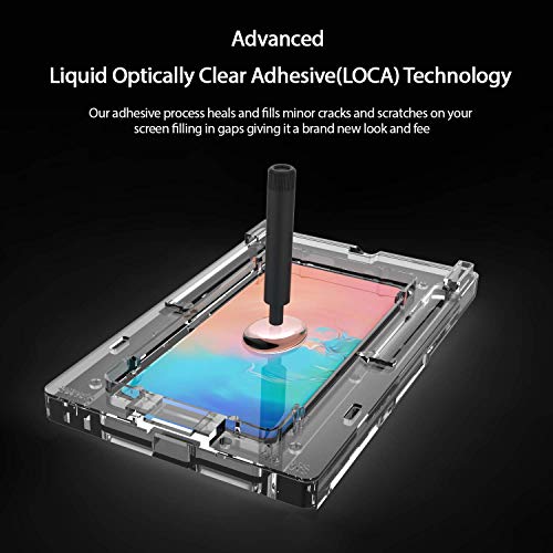 Galaxy S20 Ultra Screen Protector [Dome Glass] Full HD Clear 3D Curved Edge Tempered Glass [Better Solution for Ultrasonic Fingerprint] Installation Tray by Whitestone - Two Pack - Thumbnail 4