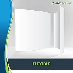 Mega Format Flexible Plastic Sheet - White Plastic