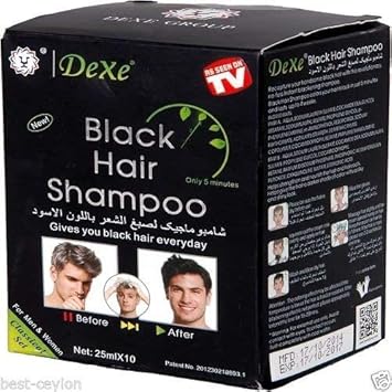 Buy Dexe Black Hair Shampoo For Men Women In Just 5 Minutes