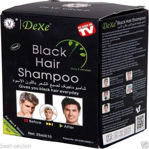 Buy Dexe Black Hair Shampoo For Men Women In Just 5 Minutes