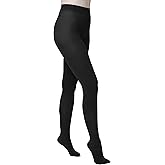 HUE Women’s Super Opaque Tights with Control Top 90 Denier High Waist Pantyhose