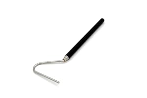 JIHAQUA Stainless Steel Extensible Snake Hook 26 inch, Retractable Reptile Hook, Pick-up Handling Tool