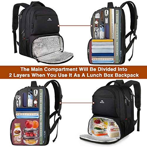 work backpack with lunch compartment