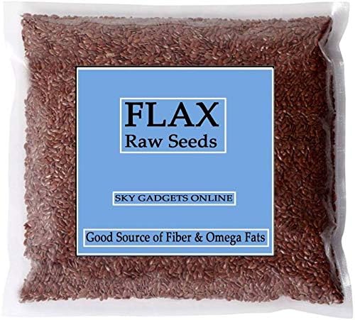 Sky Gadgets Online Raw Flax Seeds 500, Gram