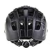 BASE CAMP Mountain Bike Helmet, Bike Helmet with Visor for Adult Men Women, Lightweight Adjustable Cycling MTB Helmet with Helmet Bag (MatteBlack)