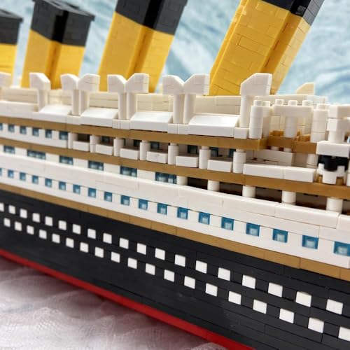 Kit 1855 Peças Conjunto De Blocos De Construção Titanic