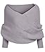 Cupshe Fashion Women's Autumn Off Shoulder Cross Scarf Sweater