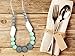 ANJ Baby Teething Necklace for Mom with Bonus Baby Teether | Perfect Baby Shower Gift | 100% BPA Free Food Grade Silicone Baby Teething Beads |Stylish for Mom and Soothing for Baby …