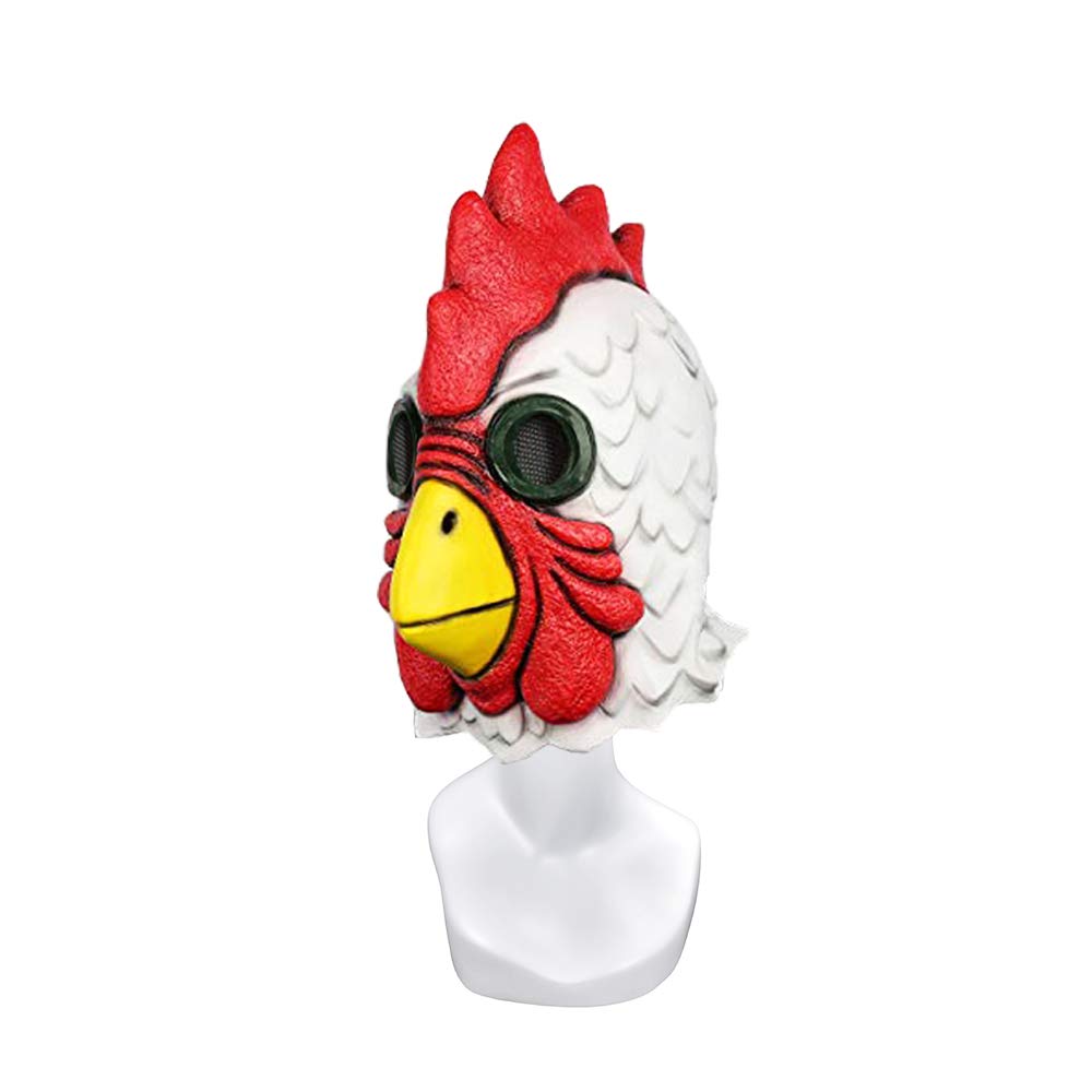 Rooster Mask Cock Full Head Latex 2018 Halloween Cosplay