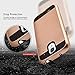 Galaxy S4 Case, 2-Piece Style Hybrid Shockproof Hard Case Cover + Circle(TM) Stylus Touch Screen Pen And Screen Protector - Rose Gold