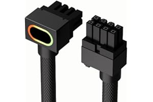 Gorilley AIJS 8Pin ARGB Computer Power Extension Cable CPU Extension Cable One-Line Connection CPU Extension Cable