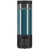 Wall Mounted Hand Soap Dispenser, 1 Chamber, 10oz/300ml Single Black Shampoo and Conditioner Dispenser, Bathroom Shower Dispenser Gel Container Dispenser and Organizer for Bathroom Kitchen Hotel