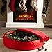 ZOBER Premium Christmas Wreath Storage Bag 30” - Dual-Zippered Storage Container & Durable Handles, Protect Artificial Wreaths - Holiday Xmas Bag Made of Tear-Proof 600D Oxford