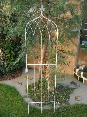 Amazon ガーデンアクセサリー ガーデンフェンス トレリス アンティーク調 グレイトール ガーデンオーナメント 置物