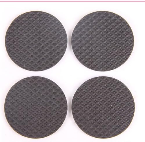 4 in Pack Black Protective Furniture Table Chair Foot Square PadsFloor Savers Round