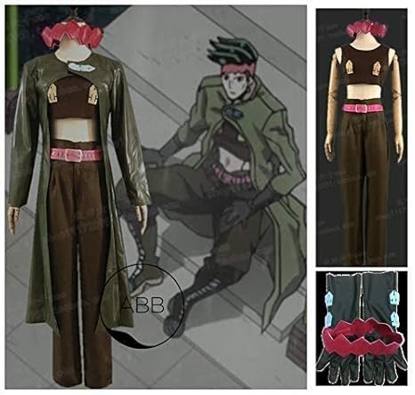 Amazon ジョジョの奇妙な冒険 岸辺露伴 コスプレ衣装 手袋 髪飾 コスプレ 仮装 通販