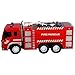 Remote Control Fire Truck RC Truck Rescue Heroes 1:16 Four Channel Full Function w/ Lights & Music Battery Powered RC Truck Toy