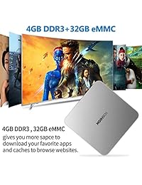 HAOSIHD AI ONE Android 9.0 TV Box con 4 GB RAM 32 GB ROM RK3328 Quad-core, compatible con 4K Full HD BT 4.0 Smart Internet TV Box