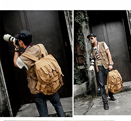 i-graphy-Waterproof-Backpack-with-Cover-for-DSLR-Camera-Kahki