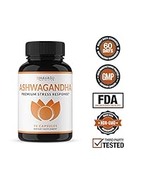 Premium Ashwagandha 0.035 oz, alivio natural para el alivio de la ansiedad, el estrés, favorece y...