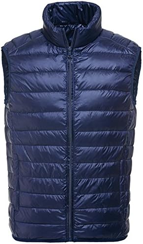 AbelWay Men's Down Puffer Jacket Coat Vest Packable Ultra Light Weight