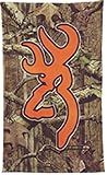 Spg Accessories BGT4056 Browning Beach Towel, Infinity Camo & Blaze Orange