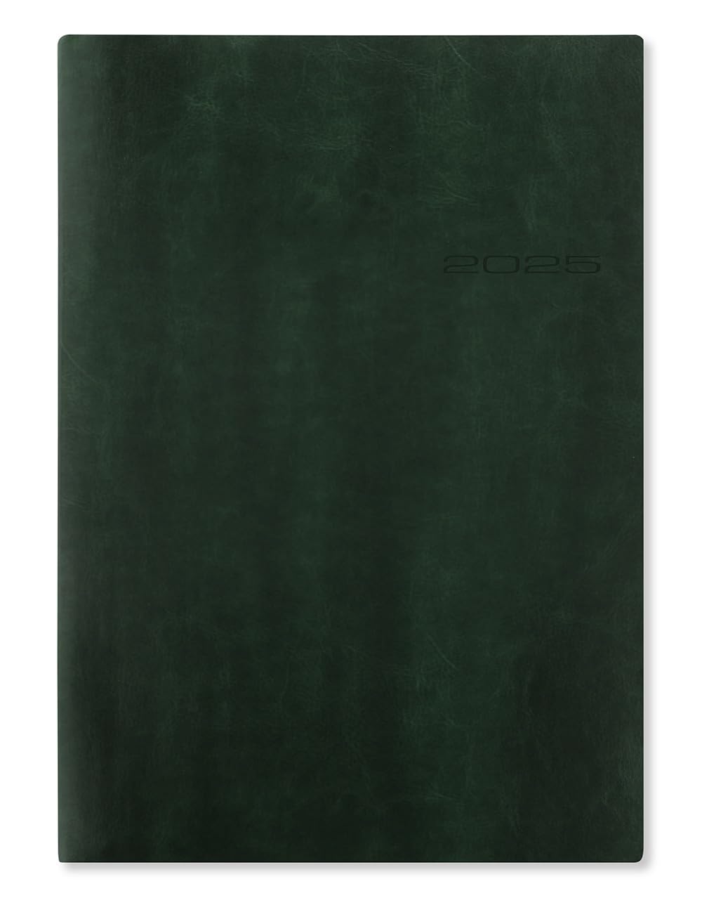 Letts of London Lecassa A4 week to view 2025 diary - British Racing Green