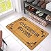 DoubleJun Funny Doormat As Featured On MTV Cribs Entrance Mat Floor Rug Indoor/Outdoor/Front Door Mats Home Decor Machine Washable Rubber Non Slip Backing 29.5
