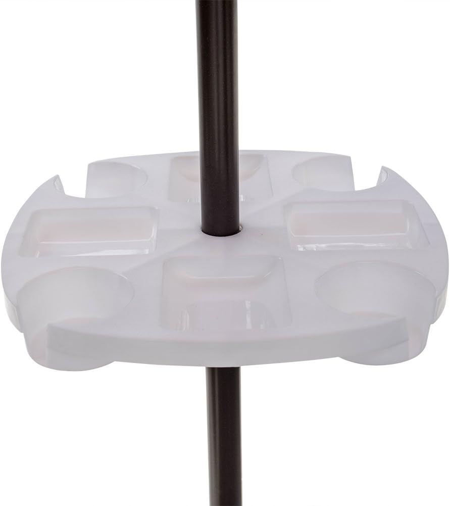 Sundale Outdoor Plastic Hanging Table, Black (White)