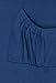 Timeson Womens Cowl Neck Casual Comfy Loose Fit Top with Pockets Large Blue