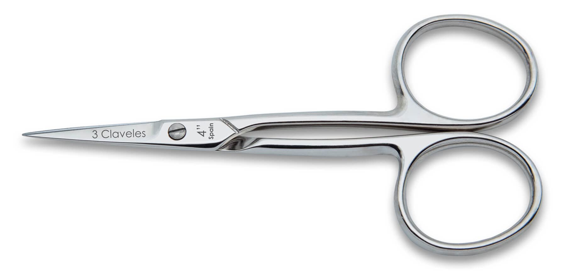 3 Claveles - Scissors Straight Embroidery Scissors 10 cm - 4" grey