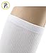 Presadee 15-20 mmHg White Copper Compression Increase Oxygen Circulation Anti-Fatigue Energy Socks  (L/XL)