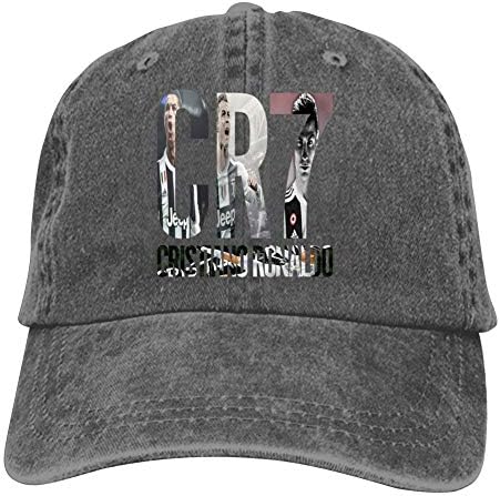 CR7 Cristiano Ronaldo Juventus Denim Hat Cool Baseball Cap for Men and Women