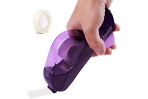 FavoGift Handheld Packaging Tape Dispenser Gun with Auto Cutter - One-Handed, Safe & Convenient, No Batteries Needed, Compati