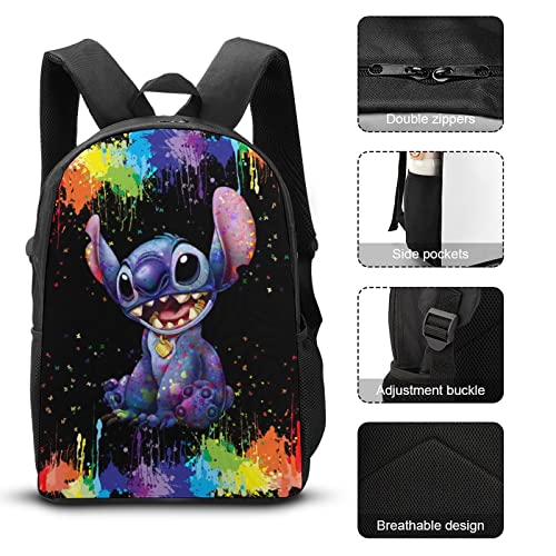 Uqesjik Pcs Backpack Set Laptop Backpack Insulated Lunch Box