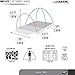 NTK Indy GT 5 to 6 Person Tent for Camping and Hiking| Lightweight & Portable | 100% Waterproof Dome & Breathable Mesh | 3 Season Outdoor Tent| High Performance Family Tent.