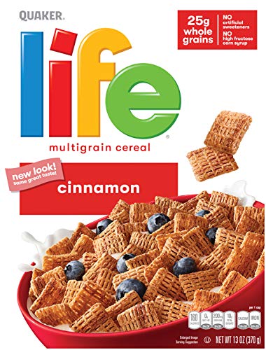 Life Breakfast Cereal, Cinnamon, 13oz Boxes (3 Pack) - //coolthings.us