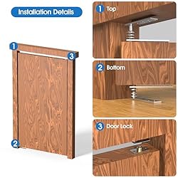 Aglehome Door Pivot Hinge, Hidden Door Hinge for